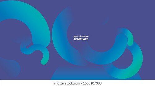  Fondo geométrico mínimo. Formas sencillas con degradados de moda. Vector Eps10
