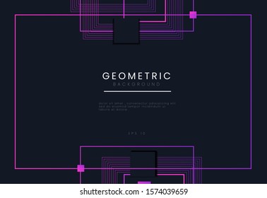 Minimal geometric background. Simple shapes with trendy gradients. Eps10 vector.