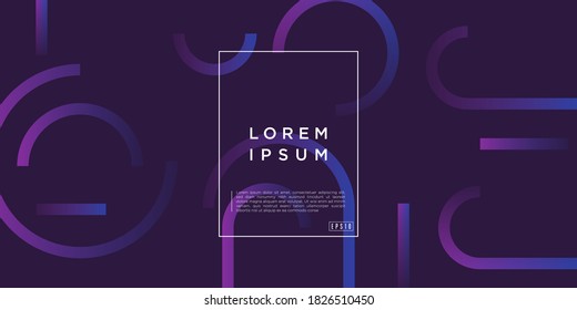 Minimal geometric background. Simple shapes with trendy gradients. Eps10 vector