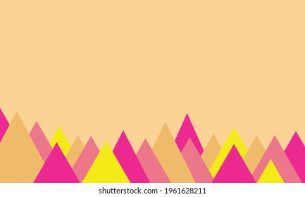 Minimal geometric background. Simple shapes with different colors. Eps10 vector.