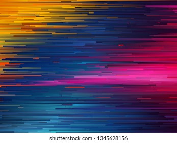 Minimal geometric background with stripes. Abstract colorful vector illustration.