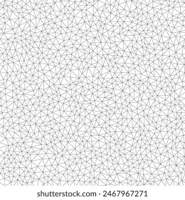 Minimal geometric background. Tiny triangles size. Thin lines weight. Repeatable pattern. Seamless tileable vector illustration.