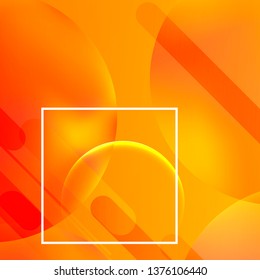 Minimal geometric background. Trendy gradient shapes composition. Abstract background.