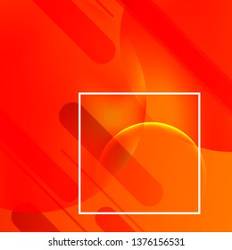 Minimal geometric background. Trendy gradient shapes composition. Abstract background.