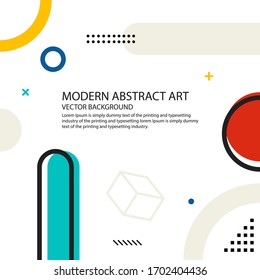 Minimal geometric background. vector illustration
