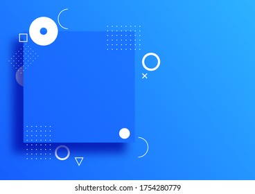 Minimal geometric background, vector illustration.