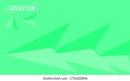 minimal geometric background vectors. green minimalism background