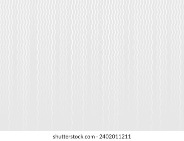 Minimal geometric background with wavy smooth lines. Abstract vector design