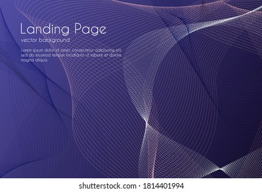Minimal geometric background. Website template for websites, or apps.Dynamic shapes composition. Eps10 vector.
