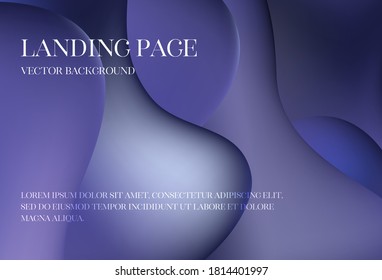 Minimal geometric background. Website template for websites, or apps.Dynamic shapes composition. Eps10 vector.