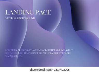 Minimal geometric background. Website template for websites, or apps.Dynamic shapes composition. Eps10 vector.