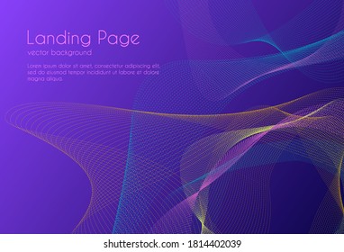 Minimal geometric background. Website template for websites, or apps.Dynamic shapes composition. Eps10 vector.
