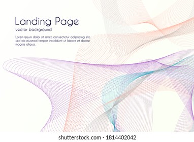 Minimal geometric background. Website template for websites, or apps.Dynamic shapes composition. Eps10 vector.