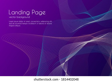 Minimal geometric background. Website template for websites, or apps.Dynamic shapes composition. Eps10 vector.