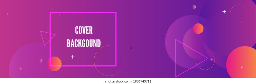 Minimal geometric background.Trendy gradient shapes composition. Eps10 vector.