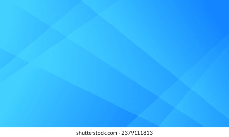 Minimal geometric blue background with dynamic shapes composition. Vector illustration