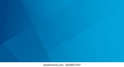 Minimal geometric blue background with dynamic shapes composition. Eps10 vector.