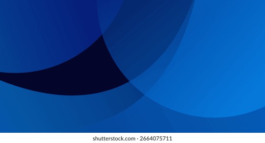 Fondo azul geométrico mínimo. Composición dinámica de la forma. Vector