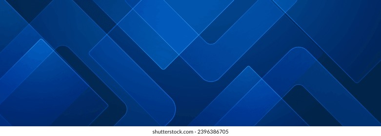 Minimales geometrisches blaues Bannerhintergrund abstraktes Design. Abstrakte Vektorgrafik-Design-Bannermuster-Hintergrundvorlage.