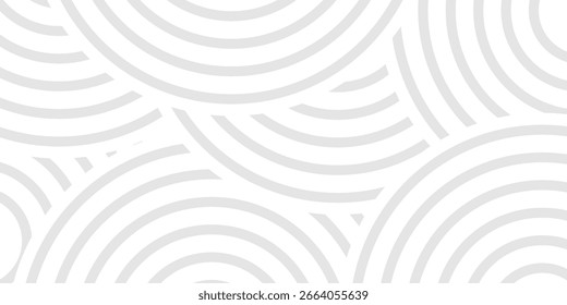 Círculos geométricos mínimos y arcos, creando una textura suave en capas para presentaciones o marcas con estilo. Ilustración vectorial