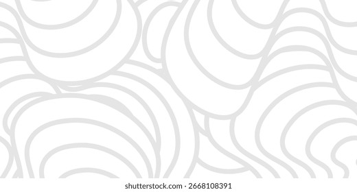 Minimal geometric circles and arcs, creating a soft layered texture for stylish presentations or branding. vector illustration