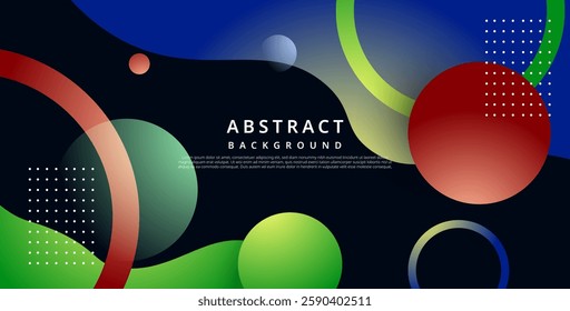minimal geometric colorful abstract background, dynamic shape composition landing page backgrounds. eps10 vector