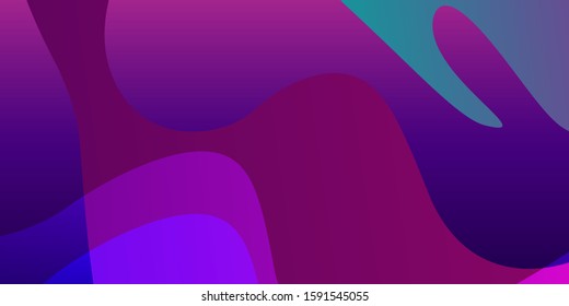 Minimal geometric composition with fluid shapes for landing page background. Liquid, wavy, gradient, flowing, dynamic shape background. Trendy and modern background color. Cool banner design template.