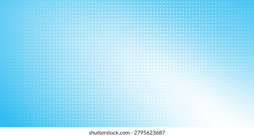Minimal geometric composition with tiny square motifs layered over a bright blue gradient surface. Designed for premium branding systems, user interface concepts, online media, and clean promotional visuals.