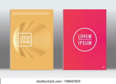Minimal geometric cover. Vector abstract line pattern for poster design. Set of templates for business brochures. 2d prints for banner background. Graphic pattern for annual album backdrop.