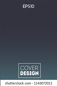 Minimal geometric cover, vector bright retro corporate identity template. Glitch neon music party wave halftones. Blend minimal geometric cover, futuristic corporate identity, trendy stripes banner