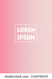 Minimal geometric cover, vector bright retro corporate identity design. 