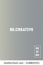 Minimal geometric cover, vector bright retro corporate identity template. Glitch neon music party wave halftones. Blend minimal futuristic cover, linear corporate identity, trendy stripes ad banner