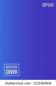 Minimal geometric cover, vector funky retro corporate identity design. Funky neon music party poster background. Blend minimal futuristic cover, linear corporate identity, trendy stripes ad banner