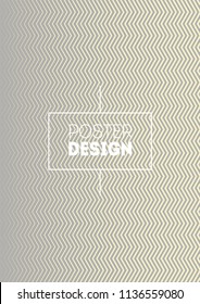 Minimal geometric cover, vector funky retro corporate identity template. Glitch neon music party wave background. Blend minimal geometric cover, futuristic corporate identity, trendy stripes banner