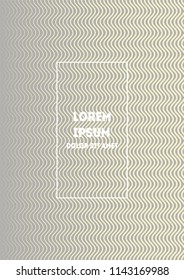 Minimal geometric cover, vector funky retro corporate identity design. Glitch neon music party cool background. Blend minimal futuristic cover, linear corporate identity, trendy stripes ad banner