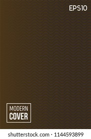 Minimal geometric cover, vector funky retro corporate identity design. Glam neon music party poster background. Blend minimal futuristic cover, linear corporate identity, trendy stripes ad banner