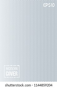 Minimal geometric cover, vector funky retro corporate identity template. Glitch neon music party wave background. Blend minimal geometric cover, futuristic corporate identity, trendy stripes banner