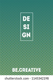Minimal geometric cover, vector funky retro template. Glitch neon music party wave halftones. Neon minimal geometric cover.