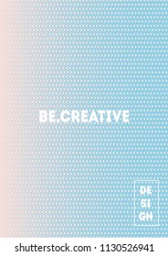 Minimal geometric cover, vector neon retro corporate identity template. Glitch neon music party wave halftones. Blend minimal geometric cover, futuristic corporate identity, trendy brand ad banner