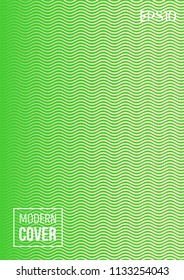 Minimal geometric cover, vector neon retro corporate identity template. Glitch neon music party wave halftones. Neon minimal geometric cover, futuristic corporate identity, trendy modern ad banner