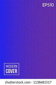 Minimal geometric cover, vector neon retro corporate identity design. Funky tech music party poster background. Neon minimal geometric cover, futuristic corporate identity, trendy modern ad poster