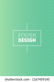 Minimal geometric cover, vector neon retro corporate identity template. Glitch neon music party wave halftones. Blend minimal futuristic cover, linear corporate identity, trendy stripes ad banner