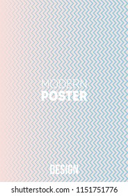 Minimal geometric cover, vector trendy retro corporate identity design. Glitch neon music party wave halftones.