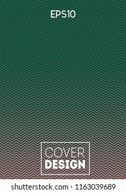 Minimal geometric cover, vector trendy retro corporate identity design. Glitch neon music party cool background. Blend minimal geometric cover, futuristic corporate identity, trendy brand ad banner
