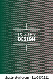 Minimal geometric cover, vector trendy retro corporate identity design. Glitch neon music party wave background. Neon minimal geometric cover, futuristic corporate identity, trendy modern ad poster