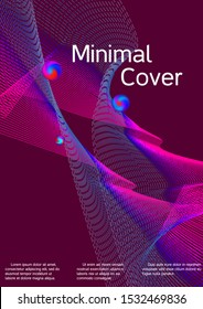 The minimal geometric coverage. Cover design. Suitable for creating a fashionable abstract cover, banner, poster, booklet.
