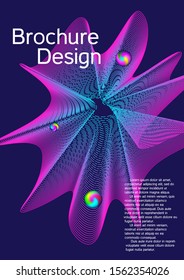 The minimal geometric coverage. Cover design. Vector sound flyer for creating a fashionable abstract cover, banner, poster, booklet.