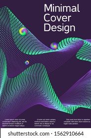 The minimal geometric coverage. Cover design. Suitable for creating a fashionable abstract cover, banner, poster, booklet.