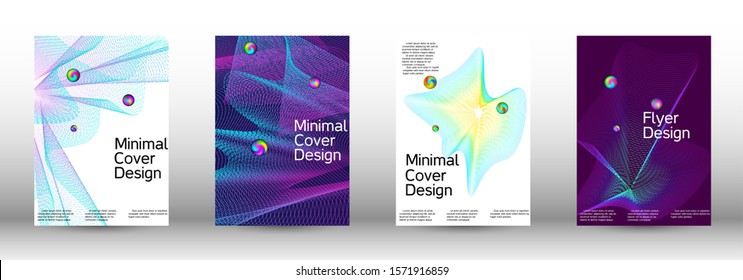 Minimum Coverage Vector Cover Design Set Stock Vector (Royalty Free) 154759...