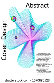 The minimal geometric coverage. Cover design. Future template for the design of the background of albums, business brochures, banner, poster.